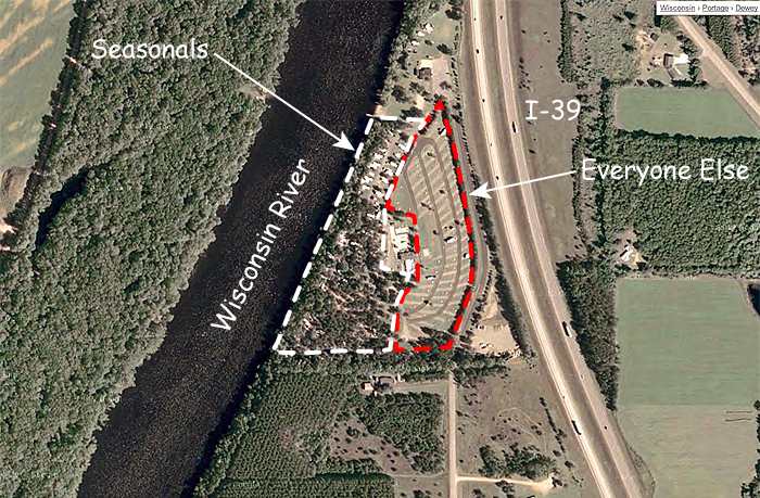 Rivers Edge Campground, Stevens Point, WI