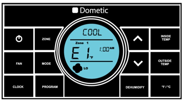 The dreaded Dometic E1 Error Code