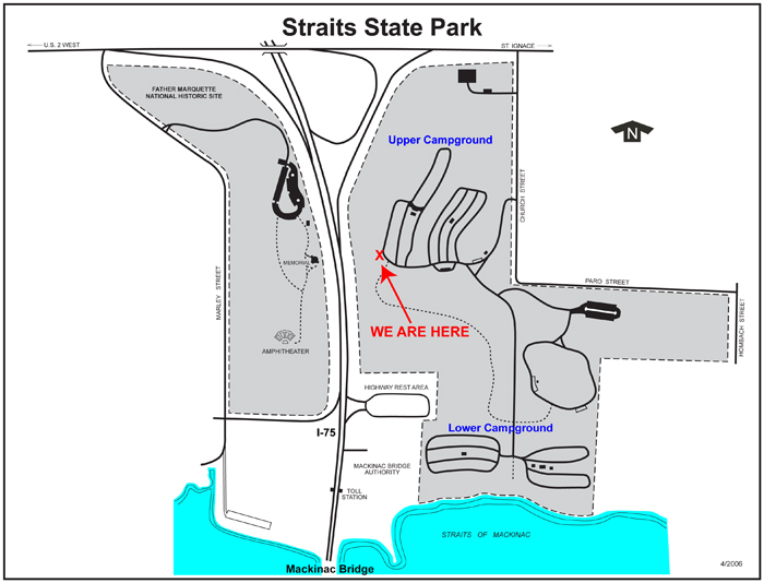 Straits State Park Campground
