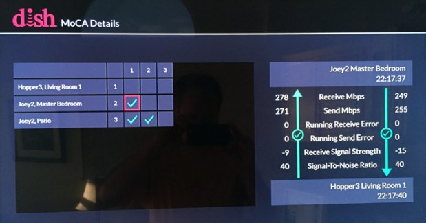 Diagnostics > Whole Home > MoCA Details