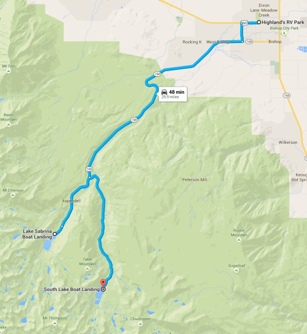 Lake Sabrina and South Lake